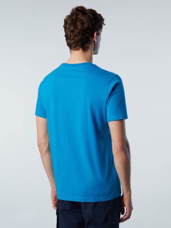 мајица са макси логом штампе тиркизно одећу мушкарци PDV4J180 North Sails