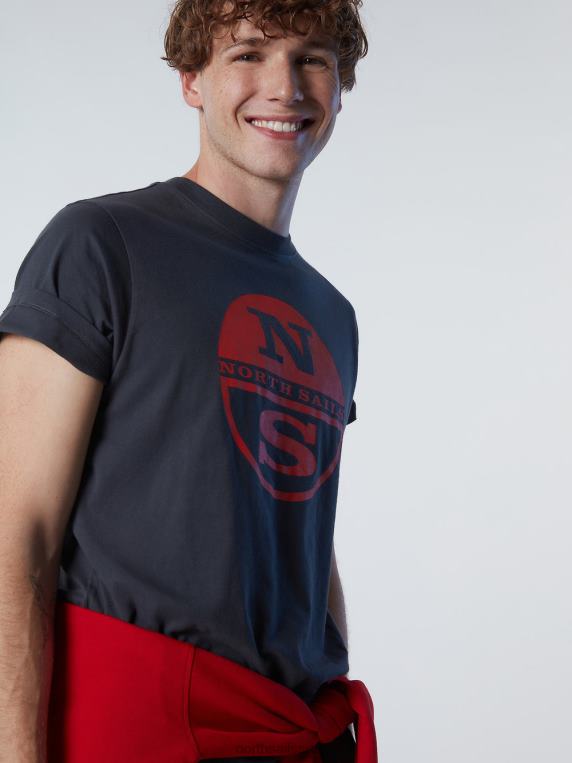 мајица са макси логом штампе асфалт одећу мушкарци PDV4J182 North Sails