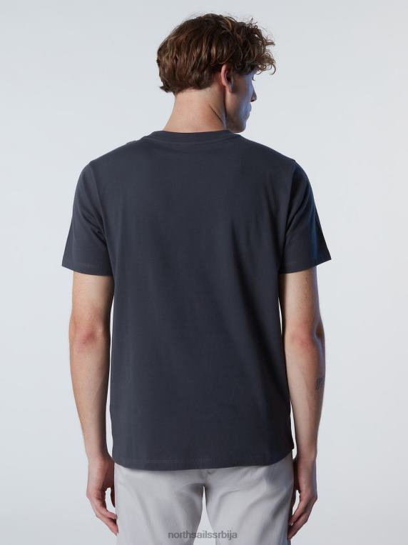 мајица са макси логом штампе асфалт одећу мушкарци PDV4J182 North Sails