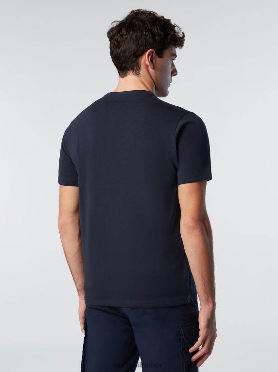 мајица од органског памука Морнарско плаво одећу мушкарци PDV4J187 North Sails