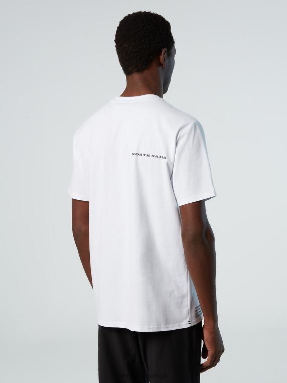 мајица са џепом на грудима бео одећу мушкарци PDV4J190 North Sails