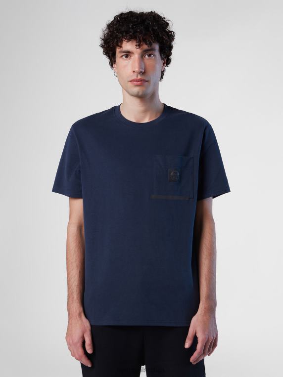 мајица са џепом на грудима Морнарско плаво одећу мушкарци PDV4J191 North Sails
