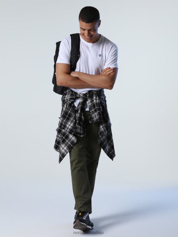 мајица са фластером бео одећу мушкарци PDV4J193 North Sails