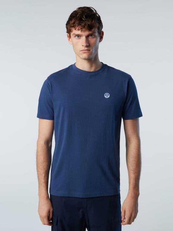 мајица са фластером тамни тексас одећу мушкарци PDV4J197 North Sails