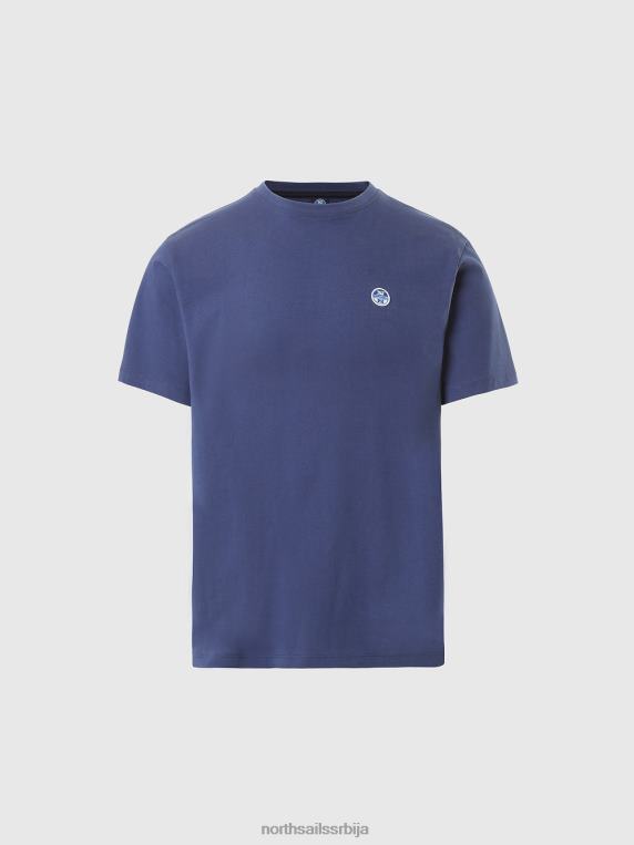 мајица са фластером тамни тексас одећу мушкарци PDV4J197 North Sails