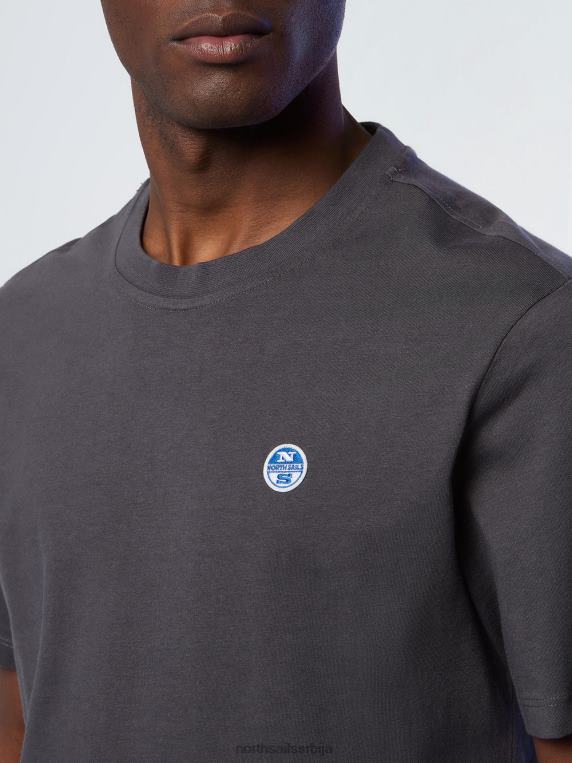 мајица са фластером асфалт одећу мушкарци PDV4J202 North Sails