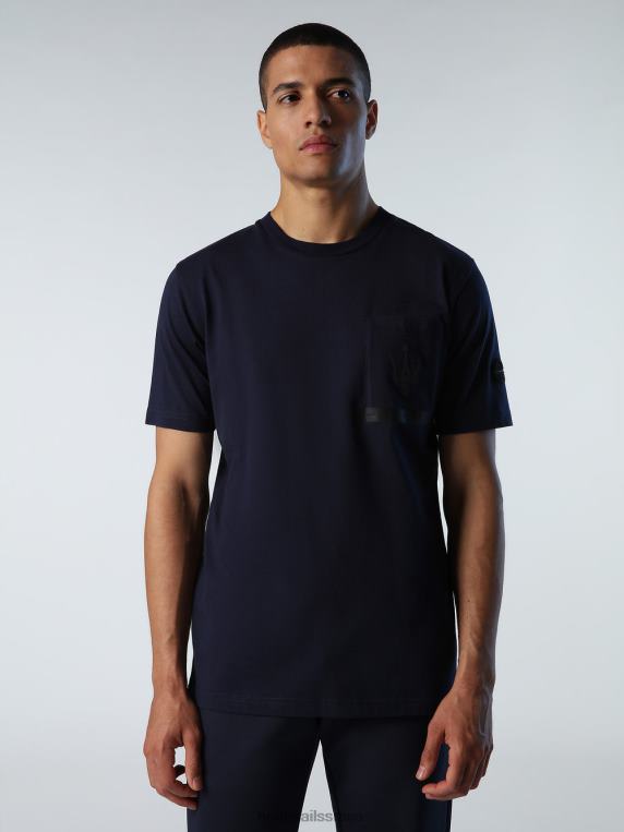 мајица од органског дреса к масерати Морнарско плаво одећу мушкарци PDV4J713 North Sails