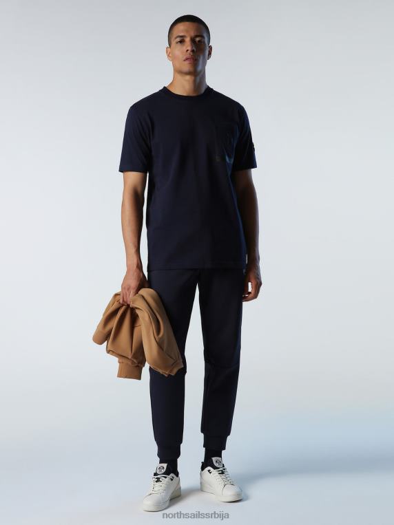 мајица од органског дреса к масерати Морнарско плаво одећу мушкарци PDV4J713 North Sails