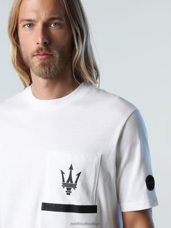 мајица од органског дреса к масерати бланц одећу мушкарци PDV4J715 North Sails