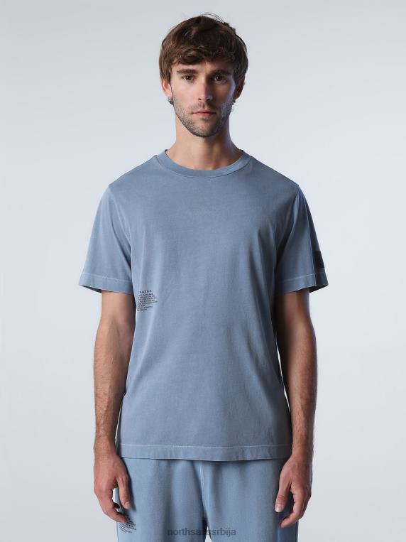 мајица са минералном бојом цхина блуе одећу мушкарци PDV4J920 North Sails
