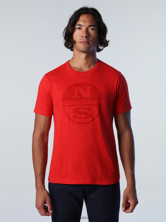 мајица са макси логом црвена одећу мушкарци PDV4J923 North Sails