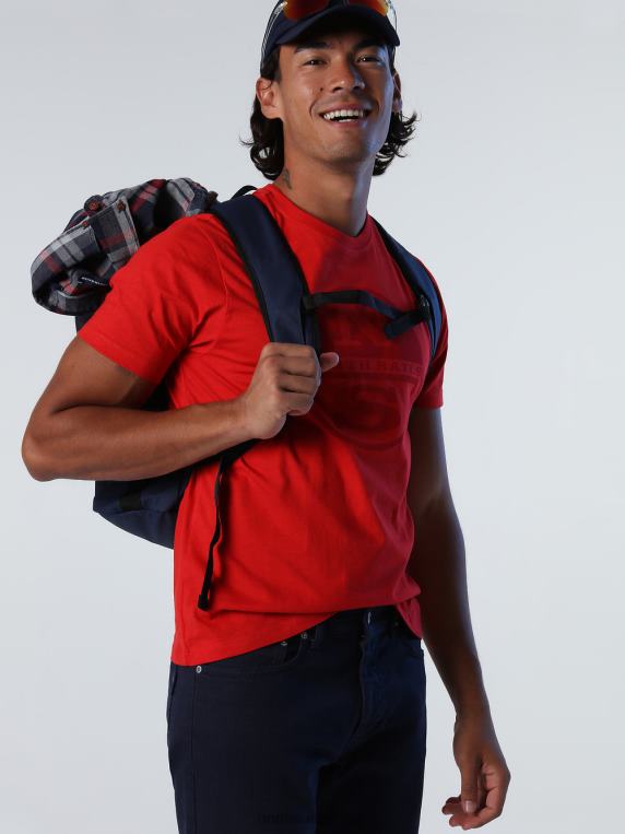 мајица са макси логом црвена одећу мушкарци PDV4J923 North Sails