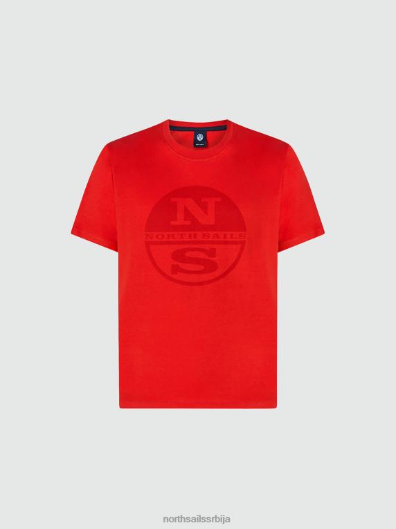мајица са макси логом црвена одећу мушкарци PDV4J923 North Sails