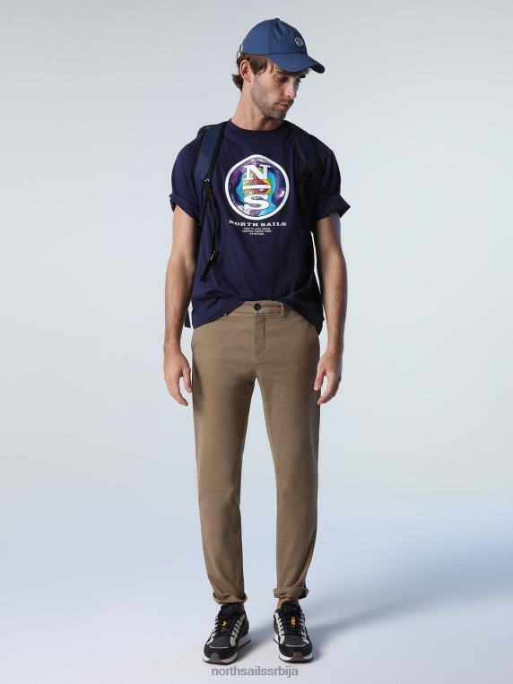 мајица са графичким принтом Морнарско плаво одећу мушкарци PDV4J994 North Sails