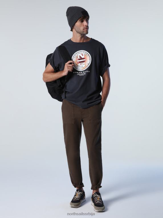 мајица са графичким принтом асфалт одећу мушкарци PDV4J995 North Sails