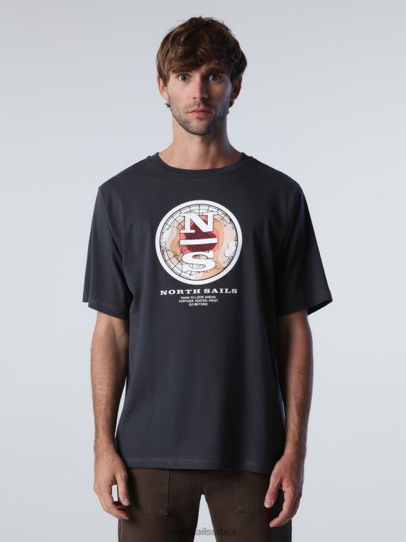 мајица са графичким принтом асфалт одећу мушкарци PDV4J995 North Sails