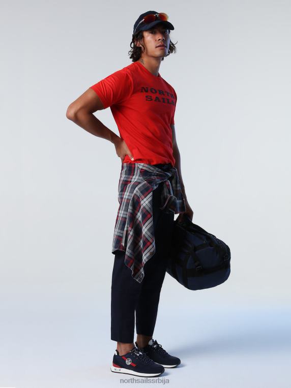 мајица са натписом црвена одећу мушкарци PDV4J996 North Sails