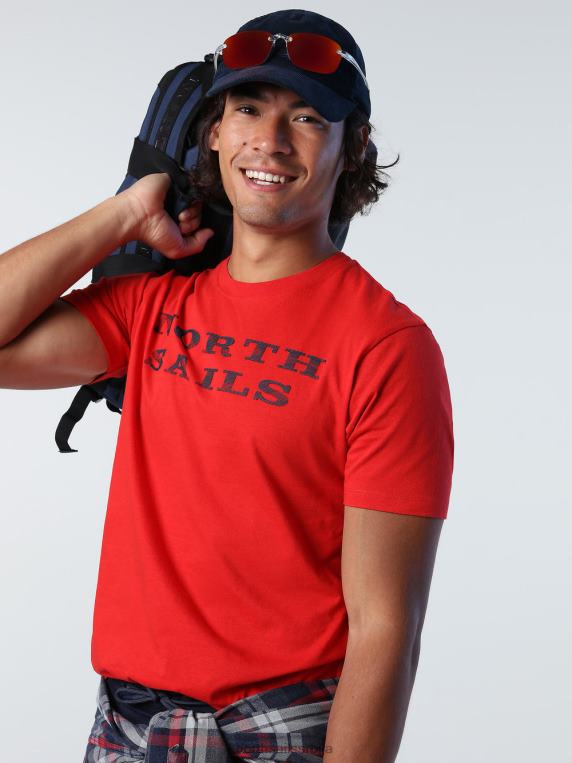 мајица са натписом црвена одећу мушкарци PDV4J996 North Sails