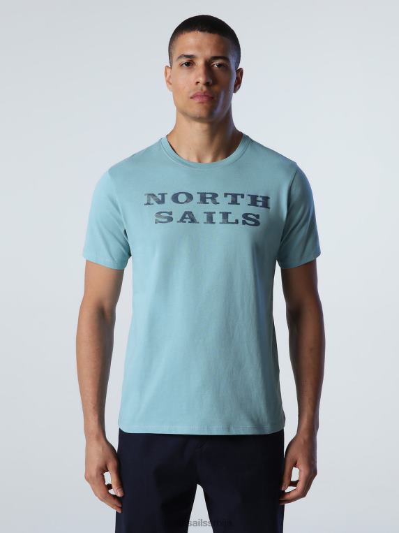 мајица са натписом минерално плава одећу мушкарци PDV4J998 North Sails