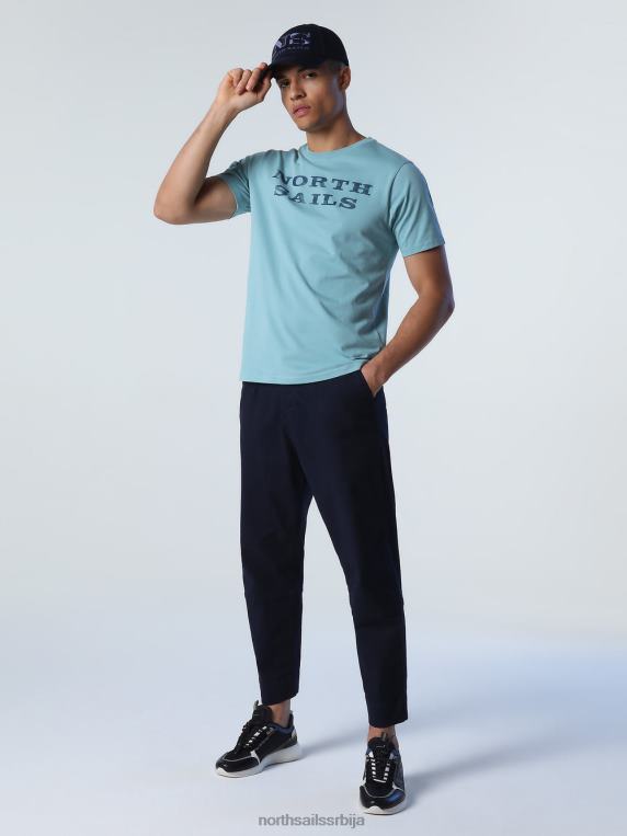 мајица са натписом минерално плава одећу мушкарци PDV4J998 North Sails