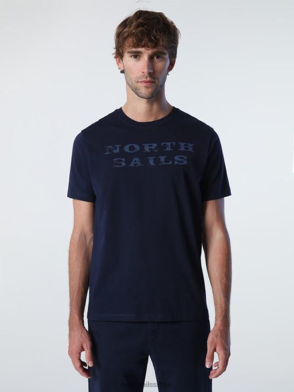 мајица са натписом Морнарско плаво одећу мушкарци PDV4J999 North Sails