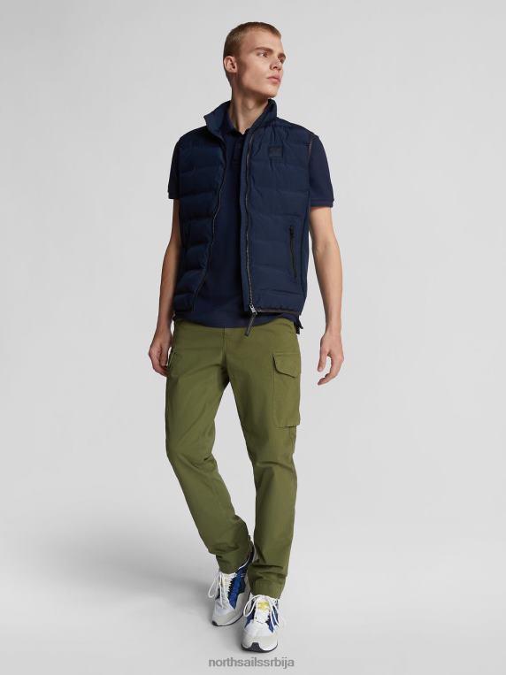 карго панталоне од поплина америка 1851 маслинасто зелена одећу мушкарци PDV4J1087 North Sails