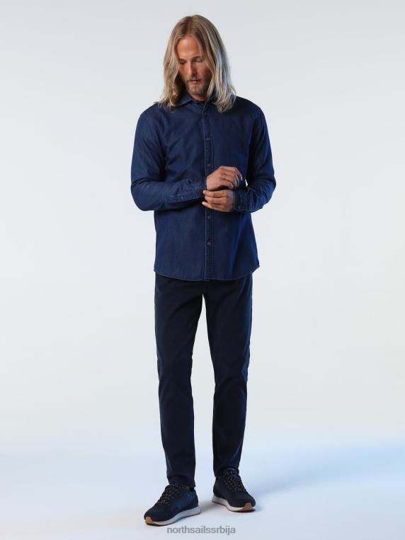 панталоне од органског памука Морнарско плаво одећу мушкарци PDV4J1021 North Sails