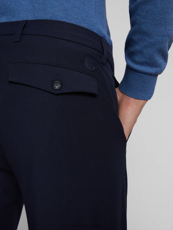 панталоне од органског памука Морнарско плаво одећу мушкарци PDV4J1040 North Sails