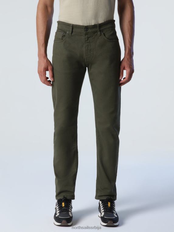 органске тексас фармерке бршљан зелен одећу мушкарци PDV4J1061 North Sails