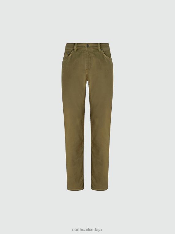 органске тексас фармерке бршљан зелен одећу мушкарци PDV4J1061 North Sails