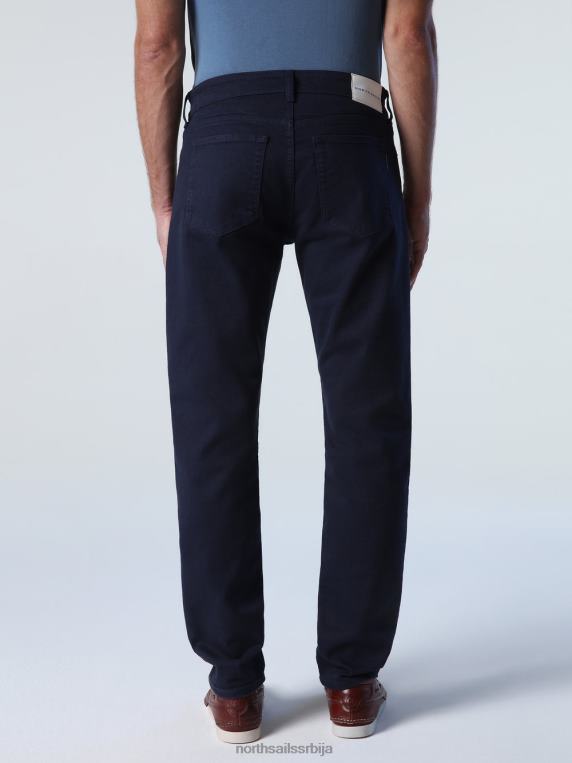 органске тексас фармерке Морнарско плаво одећу мушкарци PDV4J1062 North Sails