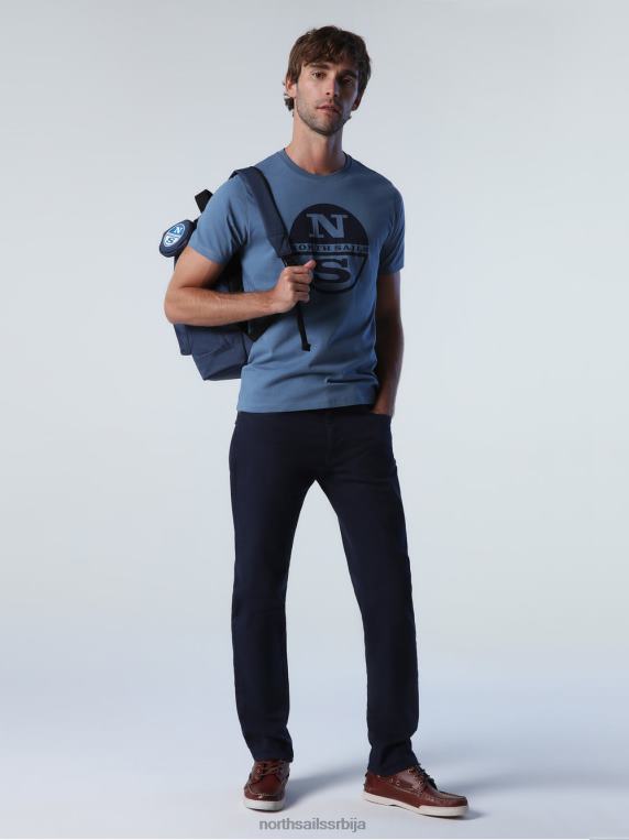 органске тексас фармерке Морнарско плаво одећу мушкарци PDV4J1062 North Sails