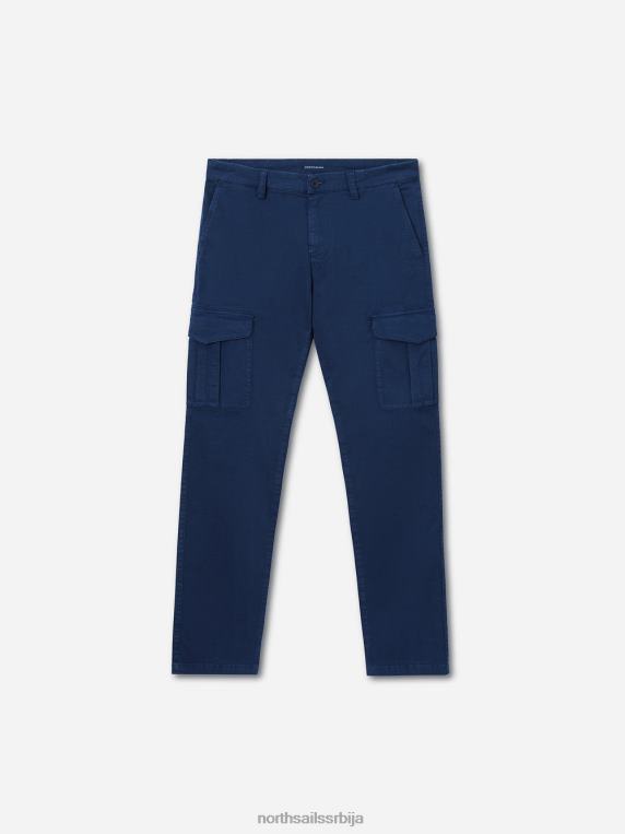 растезљиве панталоне од габардина Морнарско плаво одећу мушкарци PDV4J1344 North Sails