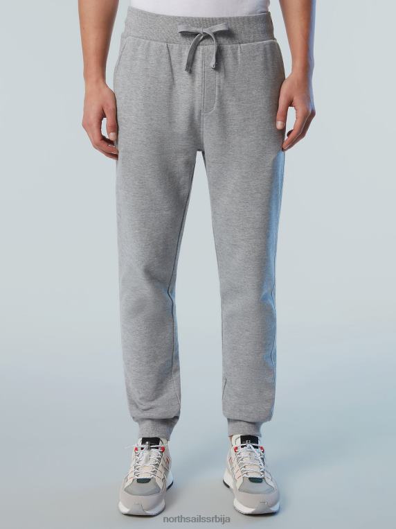 тренерке са логом сиви меланж одећу мушкарци PDV4J308 North Sails
