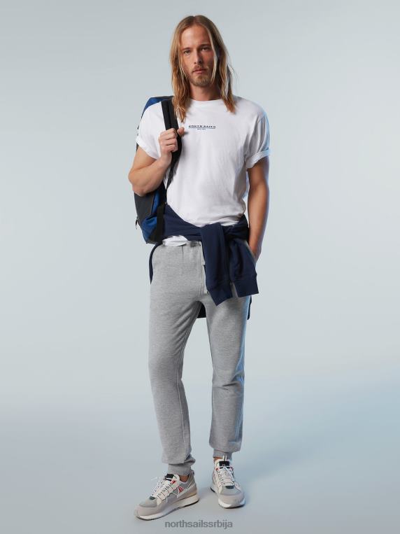 тренерке са логом сиви меланж одећу мушкарци PDV4J308 North Sails