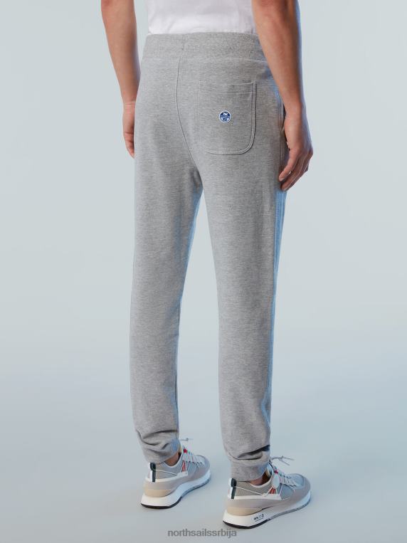 тренерке са логом сиви меланж одећу мушкарци PDV4J308 North Sails
