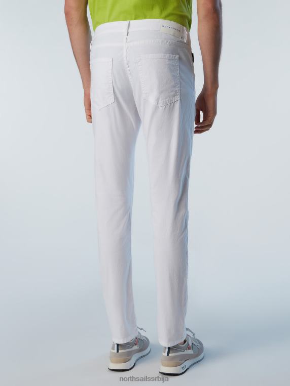растезљиве доби панталоне бео одећу мушкарци PDV4J317 North Sails