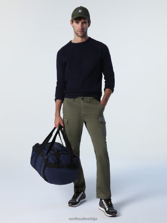 габардин карго панталоне бршљан зелен одећу мушкарци PDV4J743 North Sails
