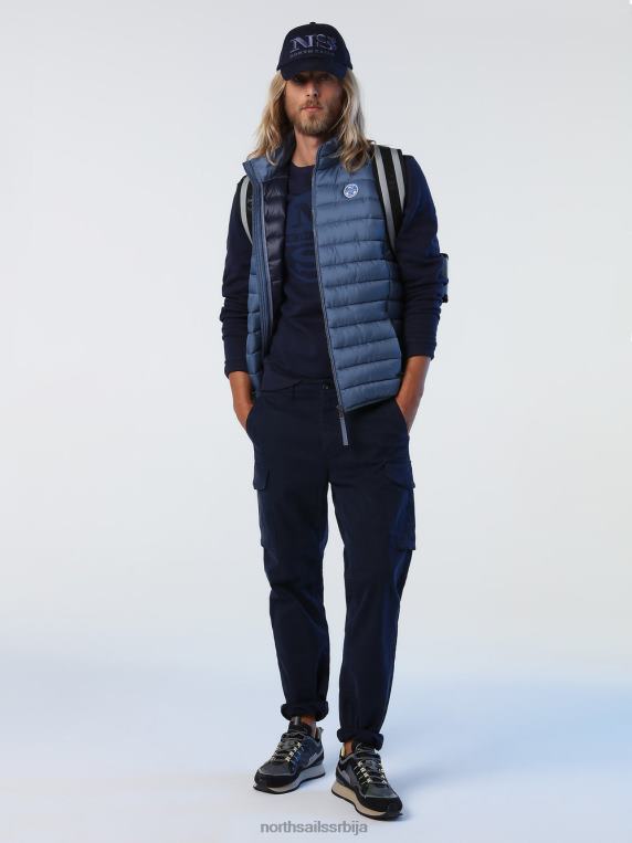 габардин карго панталоне Морнарско плаво одећу мушкарци PDV4J744 North Sails