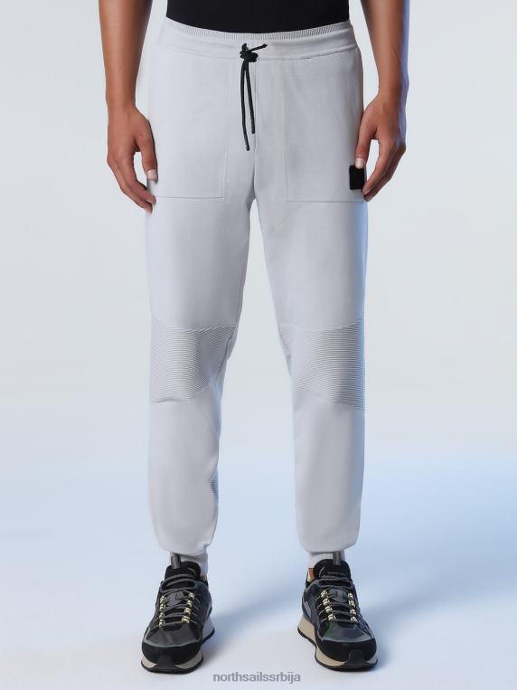 панталоне од рециклиране тканине сивољубичаста одећу мушкарци PDV4J830 North Sails