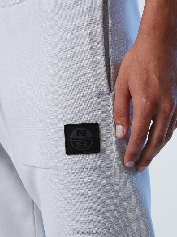 панталоне од рециклиране тканине сивољубичаста одећу мушкарци PDV4J830 North Sails