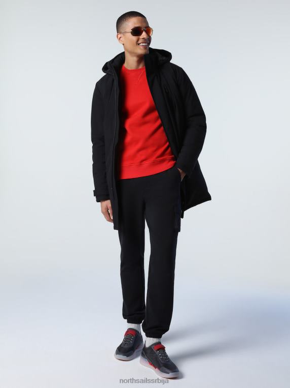 варберг парка црн одећу мушкарци PDV4J760 North Sails