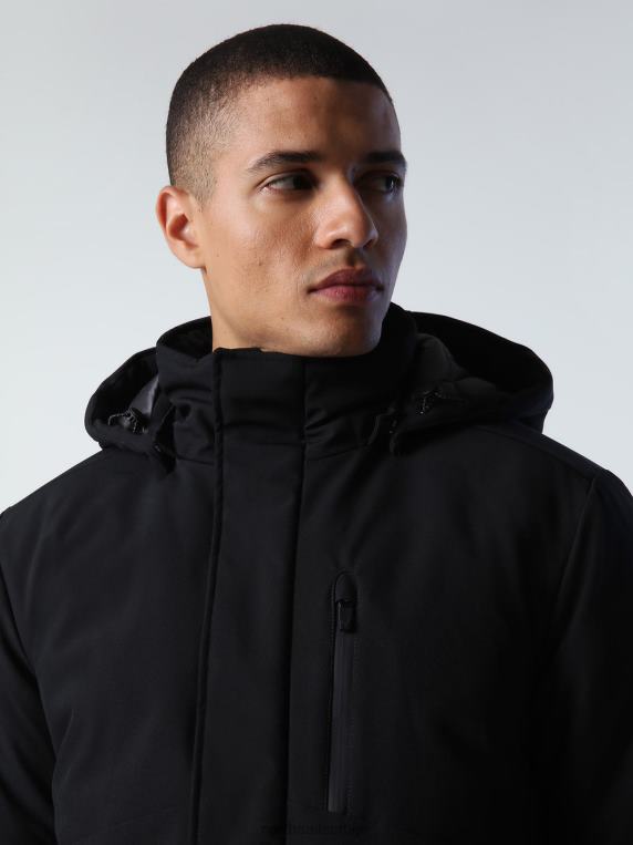 варберг парка црн одећу мушкарци PDV4J760 North Sails