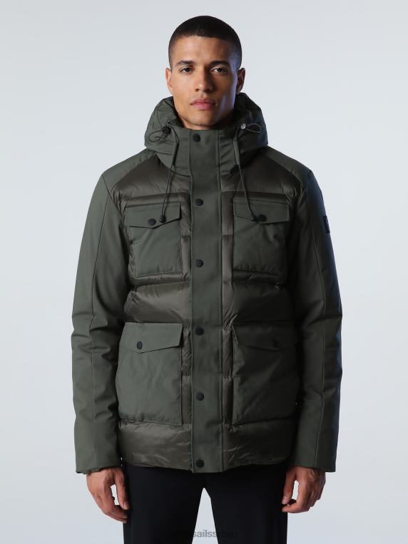 глациер парка бронзано зелена одећу мушкарци PDV4J846 North Sails