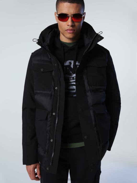 глациер парка црн одећу мушкарци PDV4J848 North Sails