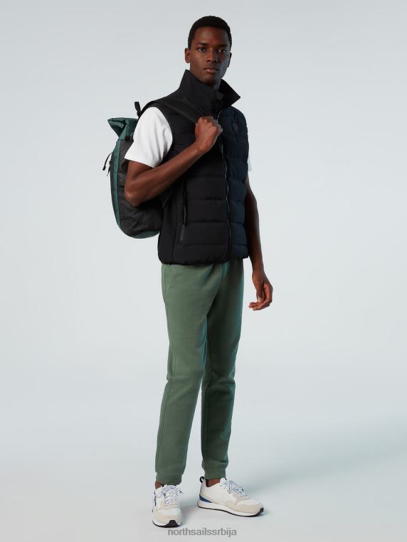 помоћни прслук црн одећу мушкарци PDV4J28 North Sails