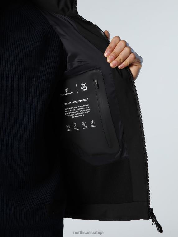 атлантиц вест к масерати црн одећу мушкарци PDV4J718 North Sails