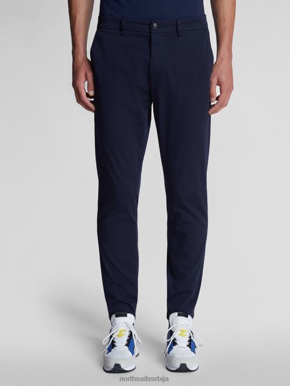 Слим фит цхинос дефенсе 1895 Морнарско плаво одећу мушкарци PDV4J1174 North Sails