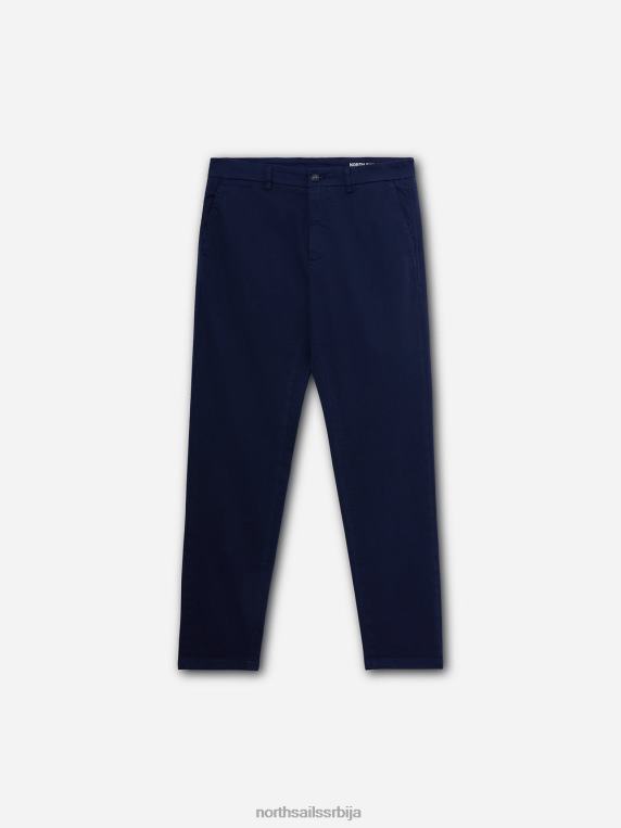 Слим фит цхинос дефенсе 1895 Морнарско плаво одећу мушкарци PDV4J1174 North Sails