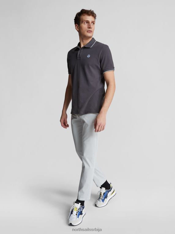 Слим фит цхинос дефенсе 1895 сивољубичаста одећу мушкарци PDV4J1175 North Sails